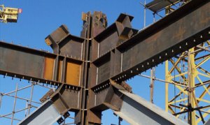 Steel structure cross column