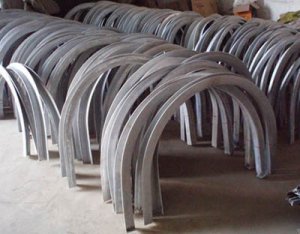  Dimension of bending pieces in BEBON steel